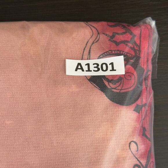 Key Y2K Jacket Womens Small Koi Fish Studded Hoodie Tattoo Art Asian Key Closet - Picture 12 of 12